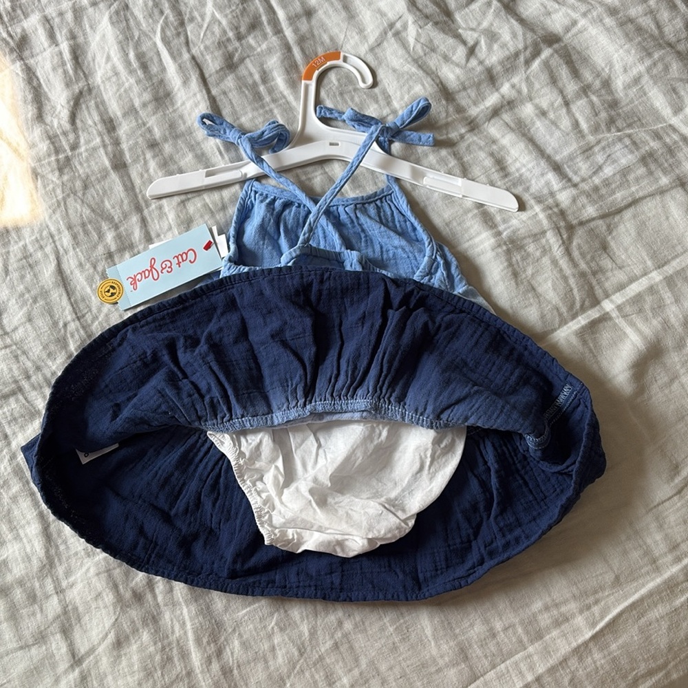 NWT 5pc Cat and Jack Baby Girl Clothes Bundle Size 12 months - Picture 6 of 6